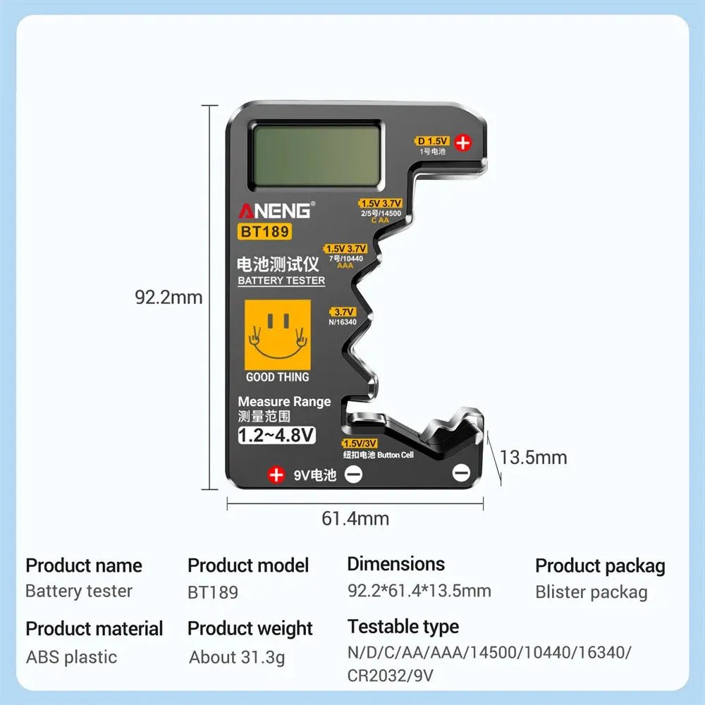 Battery Tester - Jet Traveller