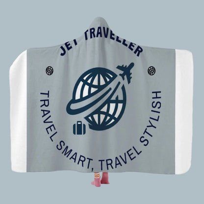 Hoodie Blanket - Jet Traveller