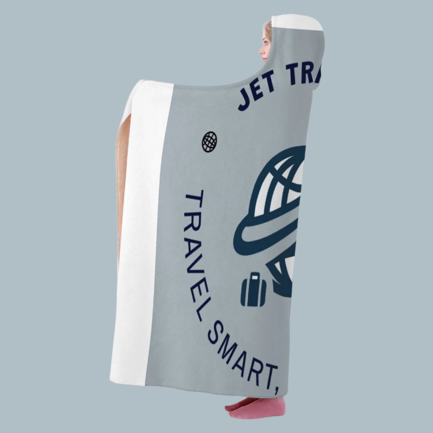 Hoodie Blanket - Jet Traveller